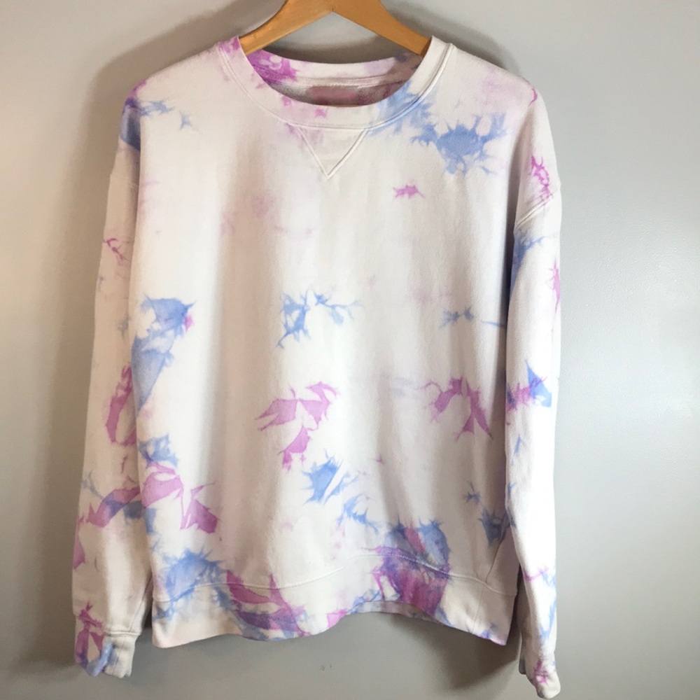 Betsey Johnson Tie-Dye Sweatshirt Size Large